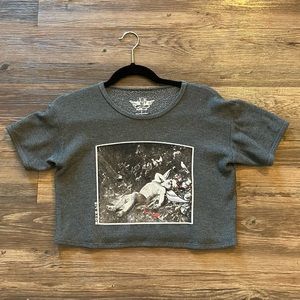 Thermal Cropped Tee. BOYS LIE